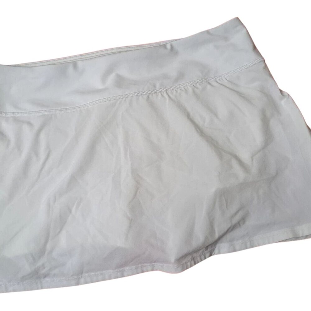 Lululemon Skirt Size 8 White Play Off the Pleats Mid Rise Skirt Tennis Active